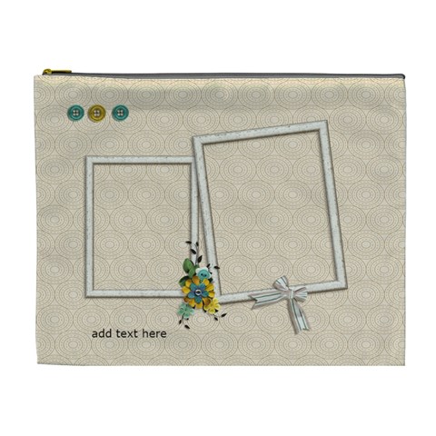 Xl Cosmetic Bag: Moments 7 By Jennyl Front
