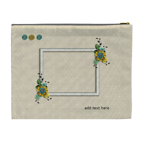 Xl Cosmetic Bag: Moments 7 By Jennyl Back