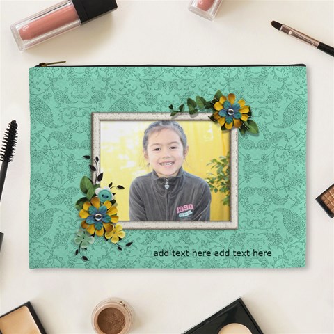 Xl Cosmetic Bag: Moments 11 By Jennyl Front