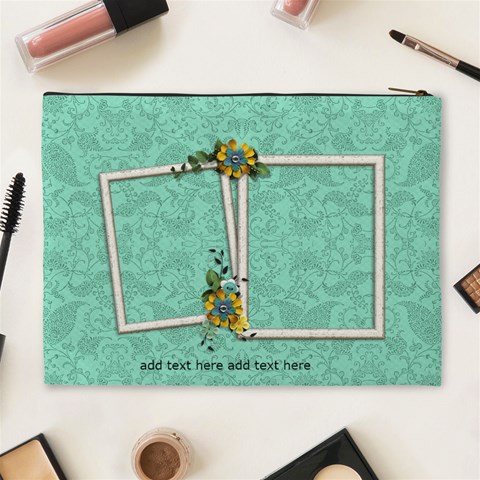 Xl Cosmetic Bag: Moments 11 By Jennyl Back