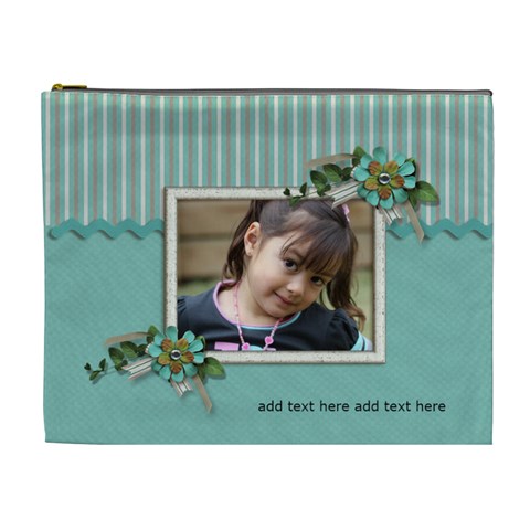 Xl Cosmetic Bag: Moments 15 By Jennyl Front