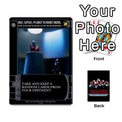 Bsg Ssb Command Cards By Michael Front - Heart6