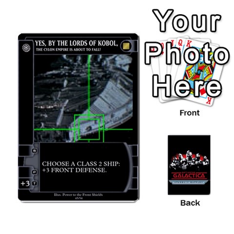 Bsg Ssb Command Cards By Michael Front - Spade4