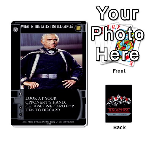 Bsg Ssb Command Cards By Michael Front - Spade5