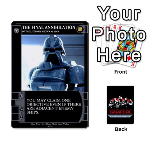 Bsg Ssb Command Cards By Michael Front - Spade8