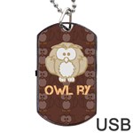 owlry - Dog Tag USB Flash (One Side)