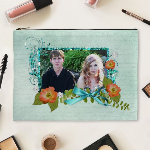 Cosmetic Bag By Laurrie Front