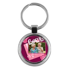 love - Key Chain (Round)