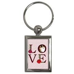 love - Key Chain (Rectangle)