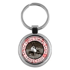 Love Story Round Key Chain - Key Chain (Round)