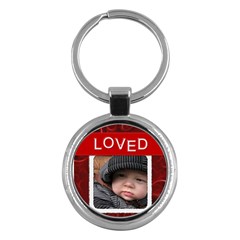 Loved Round Key Chain - Key Chain (Round)