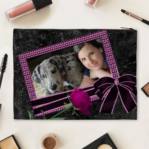 Pink Surprise (xl) Cosmetic Bag By Deborah Back