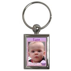 Purple cupcakes keyring - Key Chain (Rectangle)