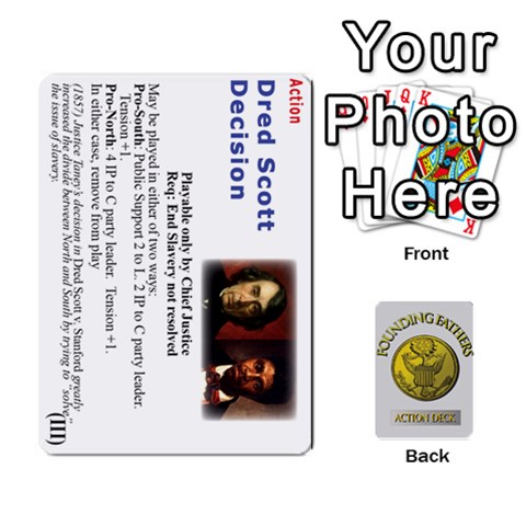 Ace  founding Fathers  Action Deck 2012 By Tom Heaney Front - SpadeA