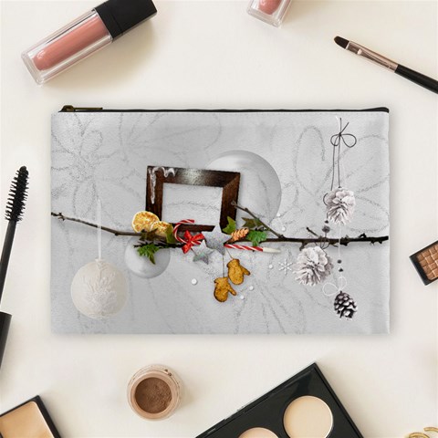 Winter Cosmetic Bag (l) By Elena Petrova Front