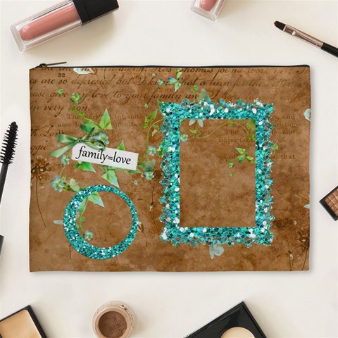 Cosmetic Bag By Laurrie Front