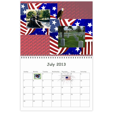Calendar 18 Mo 2012 Jul 2013