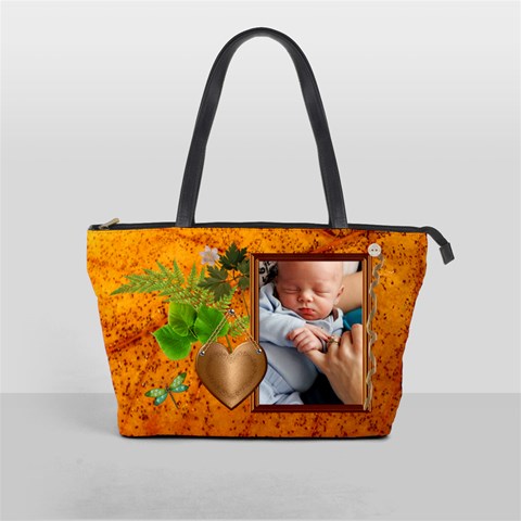 Pretty Copper Classic Shoulder Handbag By Lil Front