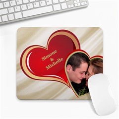 Love heart Mouse Pad - Large Mousepad