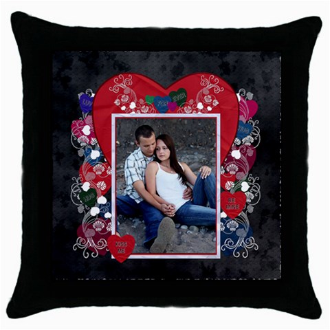 Forever Throw Pillow Case By Lil Front