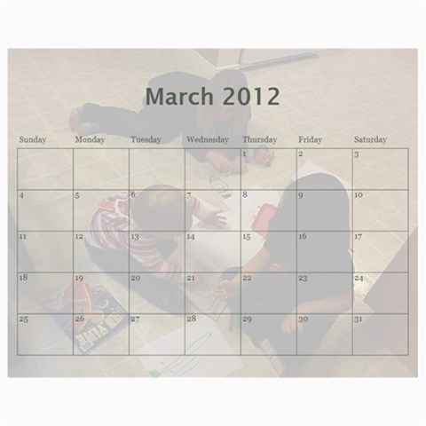 2011 Calendar By Sharon Jun 2012
