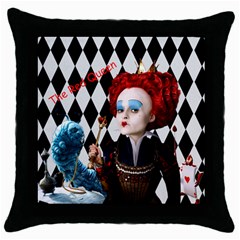 The Red Queen - Throw Pillow Case (Black)