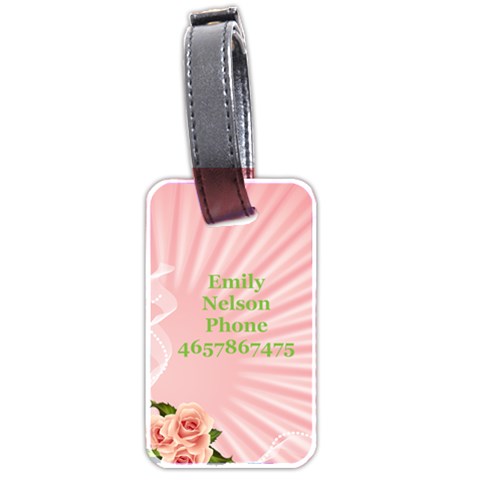 Romance Luggage Tag (2 Sided) By Deborah Back