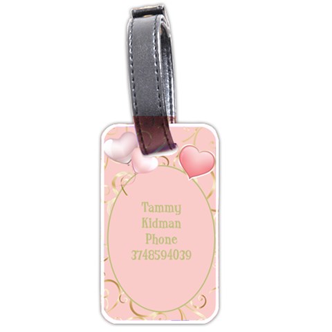 Child Luggage/school Tag (2 Sided) By Deborah Back