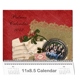 Mom - Wall Calendar 11  x 8.5  (12-Months)