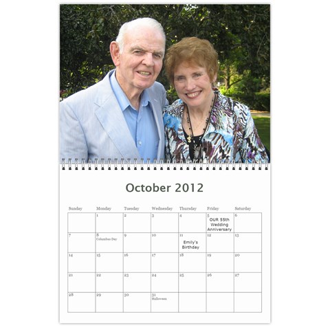 12calendar By Therese Oct 2012