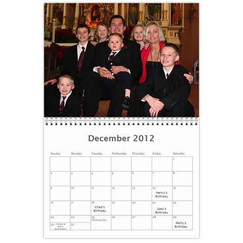 12calendar By Therese Dec 2012