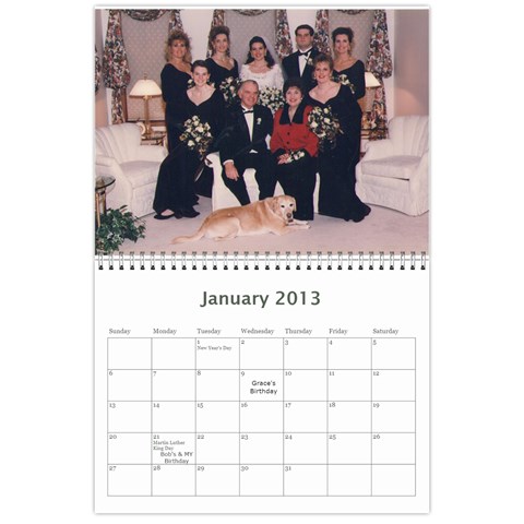 12calendar By Therese Jan 2013