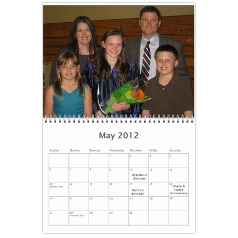 12calendar By Therese May 2012