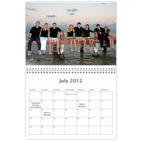 12calendar By Therese Jul 2012