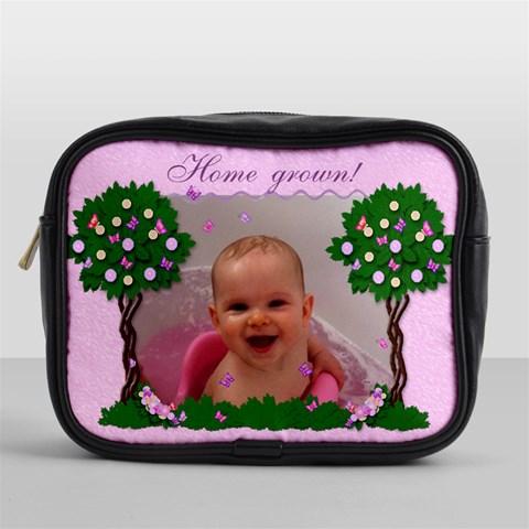 Home Grown! Mini Toiletry Bag By Claire Mcallen Front