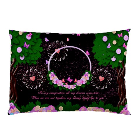 In My Garden Of Love Pillow Case By Claire Mcallen 26.62 x18.9  Pillow Case