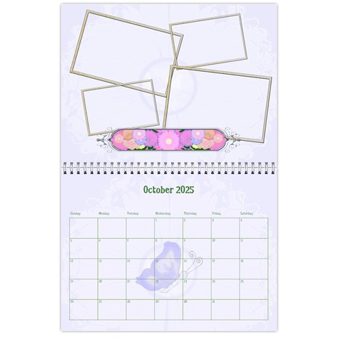 2025 My Imagination 12 Month Calendar By Claire Mcallen Oct 2025