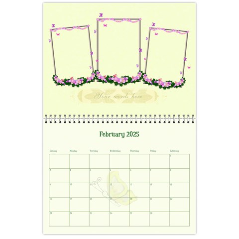 2025 My Imagination 12 Month Calendar By Claire Mcallen Feb 2025