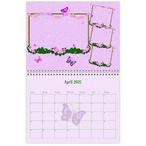 2025 My Imagination 12 Month Calendar By Claire Mcallen Apr 2025