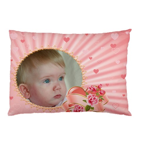 Pink Princess Pillow Case (2 Sided) By Deborah Back