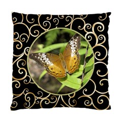 Black and Gold (2 Sided) Cushion - Standard Cushion Case (Two Sides) Black and Gold (2 Sided) Cushion - Standard Cushion Case (Two Sides)