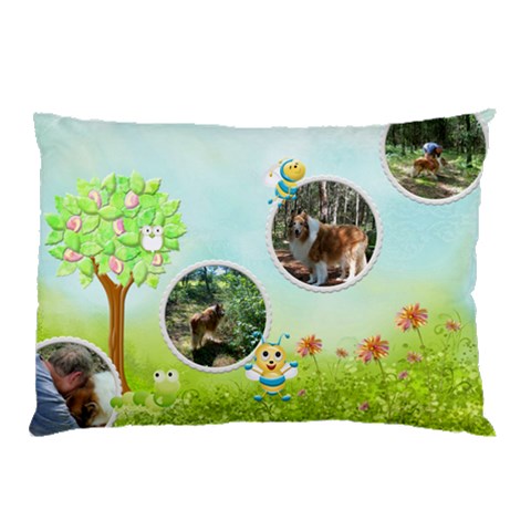 My Back Yard Pillow Case 1 By Spg 26.62 x18.9  Pillow Case
