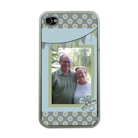 Summer Sophisticate Apple Iphone 4 Case (clear) By Klh Front