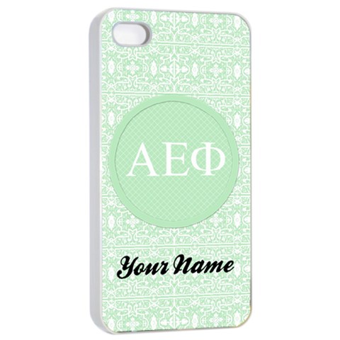 Alpha Epsilon Phi Sorority Iphone 4/4s Case By Klh Front