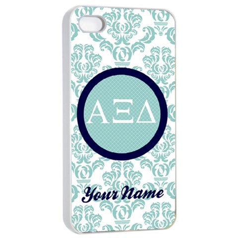 Alpha Xi Delta Sorority Iphone 4/4s Case By Klh Front