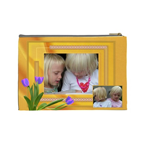 Happy Times Large Cosmetic Bag By Deborah Back