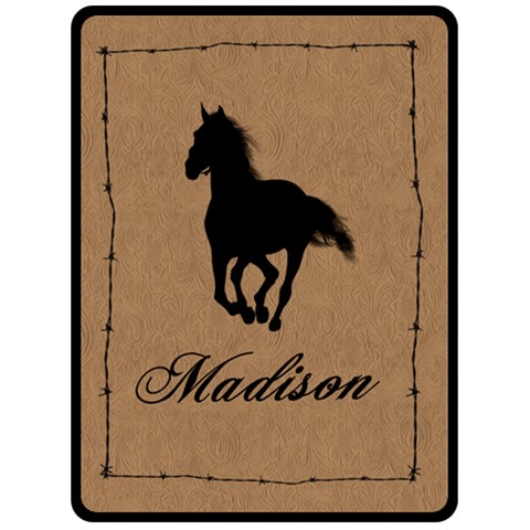 By Linda Bumgarner 80 x60  Blanket Front