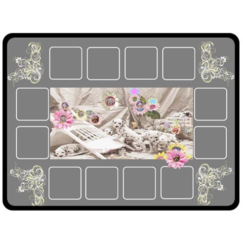 Puppy Love 3 By Birkie 80 x60  Blanket Front