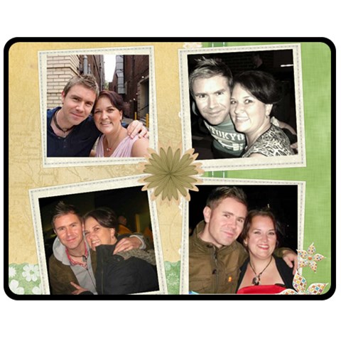 Amy s Birthday Gift  By Melissa King 60 x50  Blanket Front