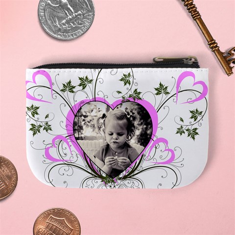 Think Pink Coin Purse By Birkie Back